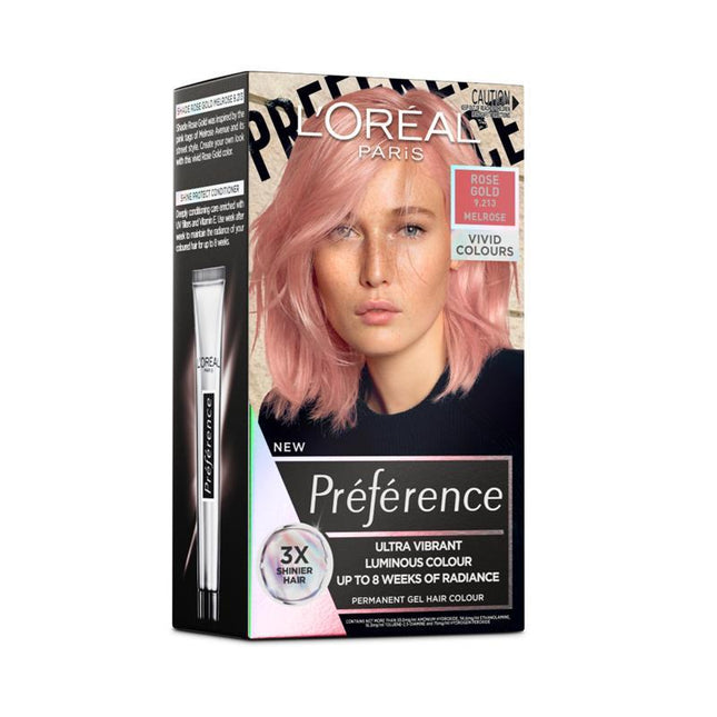 LOreal Preference Vivids 9.213 Rose Gold - OhYouLuckyDuck.com.au
