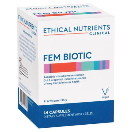 Ethical Nutrients Clinical Fem Biotic 14 Capsules - OhYouLuckyDuck.com.au