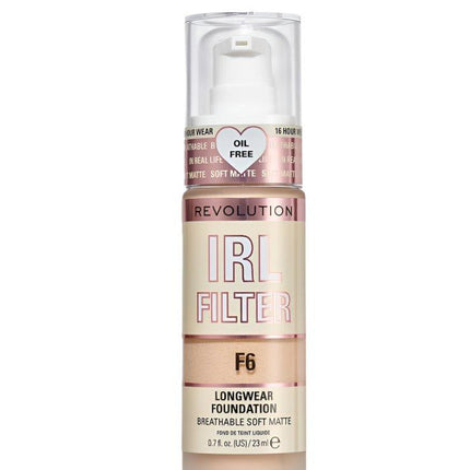 Revolution Irl Filter Longwear Foundation F6