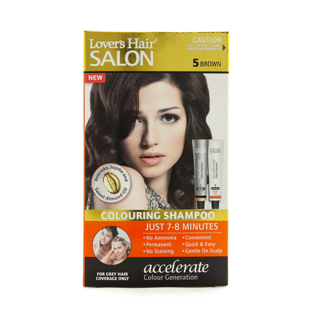 Loverhair Salon Colouring Shampoo 5 Brown 60ML