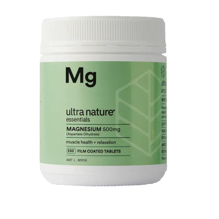 Ultra Nature Essentials Magnesium 500MG 250 Film Coated Tablets