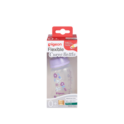Pigeon Slim Neck Curve Bottle Garden 150ML