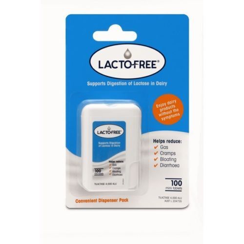 Lacto-Free Dispenser Pack 100 Tablets - OhYouLuckyDuck.com.au