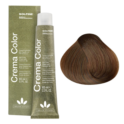 Solfine Crema Color Professional Hair Colouring Cream 5T Coffee 65ML