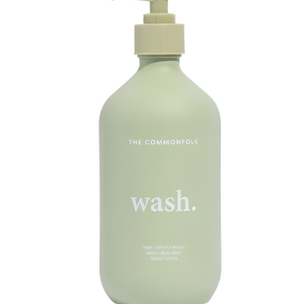 Commonfolk Hand & Body Wash Sage Sage Saffron & Amber