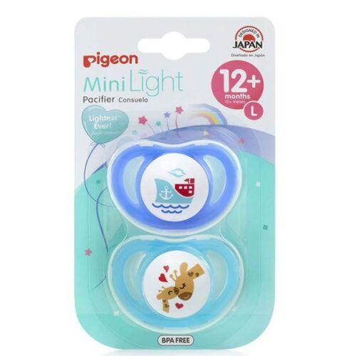 Pigeon Mini Light Pacifier Twin Pack Large - OhYouLuckyDuck.com.au