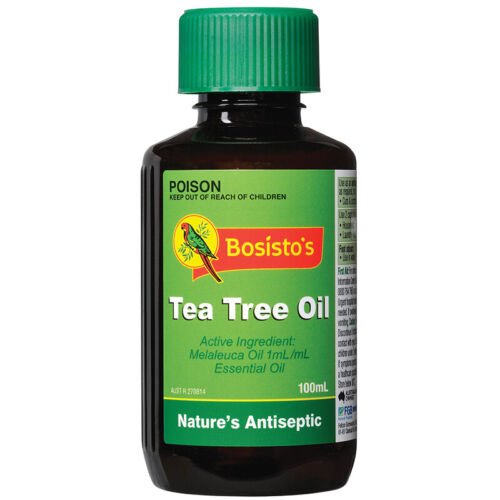 Bosistos Tea Tree Oil Pure 100% 100ml - OhYouLuckyDuck.com.au