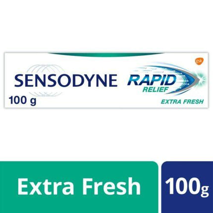 Sensodyne Rapid Relief Extra Fresh Toothpaste 100g - OhYouLuckyDuck.com.au
