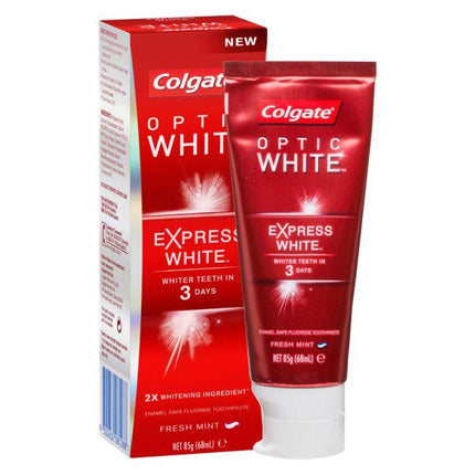 Colgate Toothpaste Optic White Express White 85g - OhYouLuckyDuck.com.au