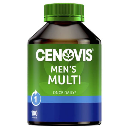 Cenovis Once Daily Mens Multi 100 Capsules - OhYouLuckyDuck.com.au