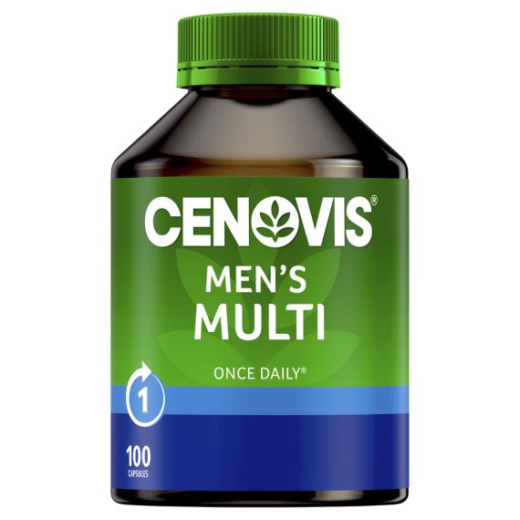 Cenovis Once Daily Mens Multi 100 Capsules - OhYouLuckyDuck.com.au