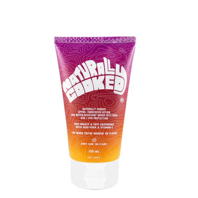 Naturally Cooked Sunscreen SPF50+ Lotion 150mL