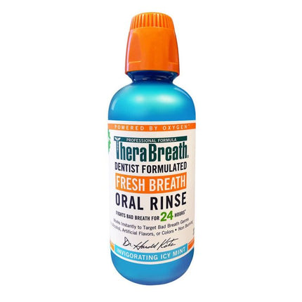 TheraBreath Oral Rinse Icy Mint 473ML