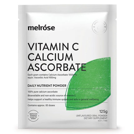 Melrose Vitamin C Plus Calcium Ascorbate 125g