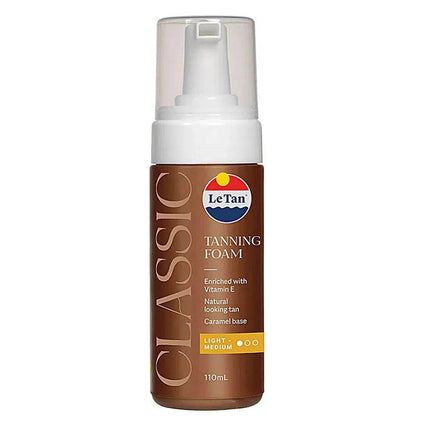 Le Tan Classic Tanning Foam Light/Medium 110mL - OhYouLuckyDuck.com.au