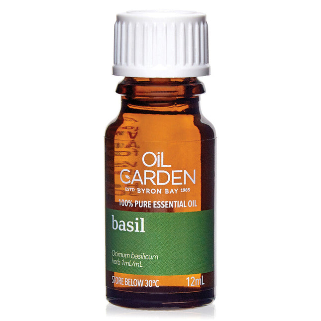 Oil Garden Essential Oil Basil 12mL - OhYouLuckyDuck.com.au
