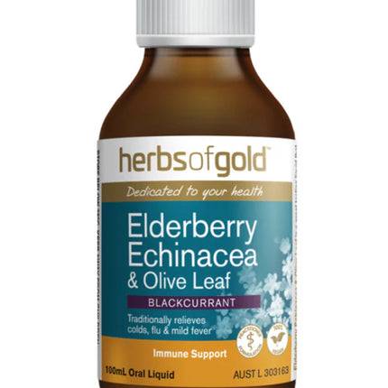 Herbs Of Gold Echinacea & Olive Leaf 100Ml