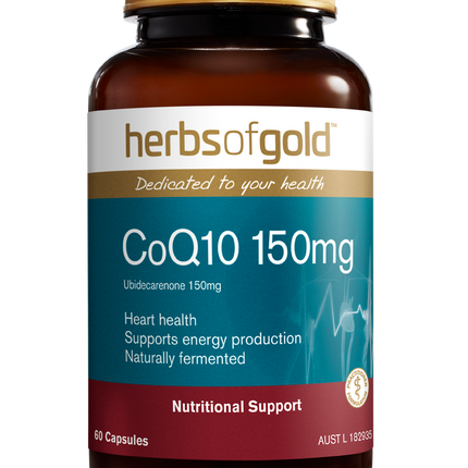 Herbs Of Gold Coq10 150Mg 60 Capsules
