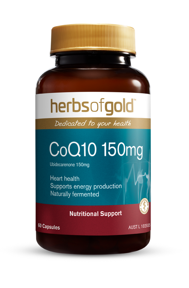 Herbs Of Gold Coq10 150Mg 60 Capsules