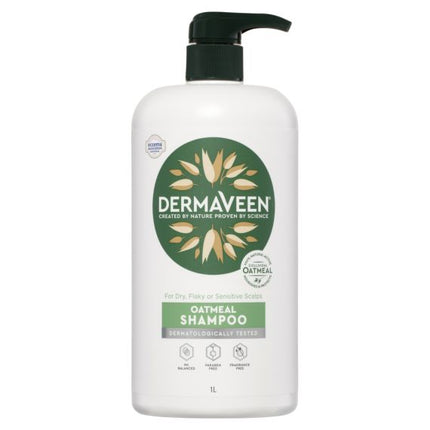 Dermaveen Oatmeal Shampoo 1 Litre - OhYouLuckyDuck.com.au