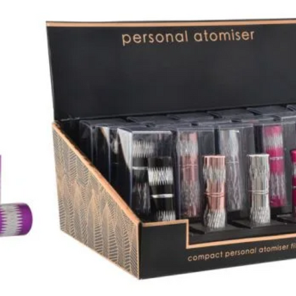 Glenmore News & Gifts Diamond Cut Refillable Travel Perfume Atomiser