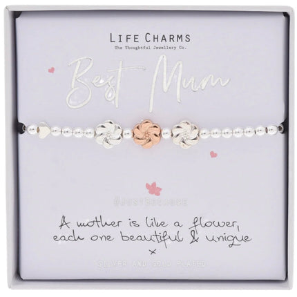 Life Charms Bracelet Best Mum