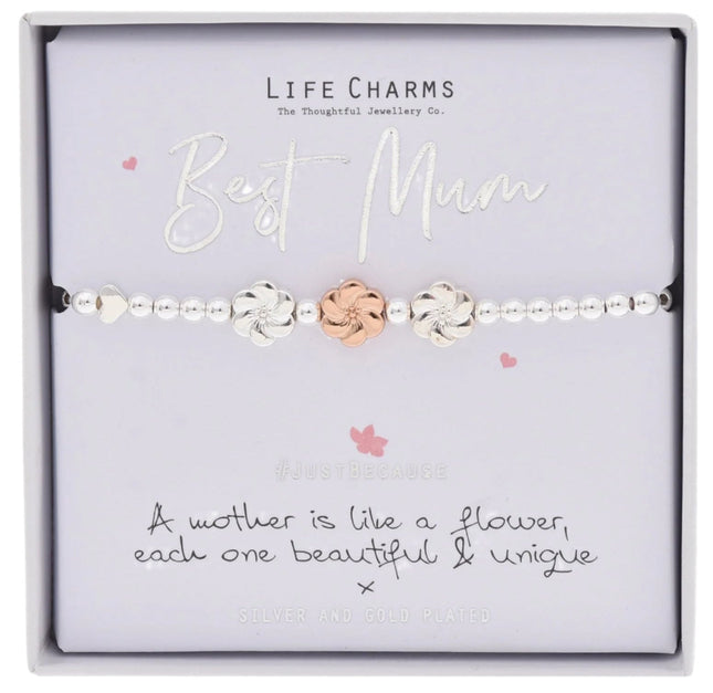 Life Charms Bracelet Best Mum