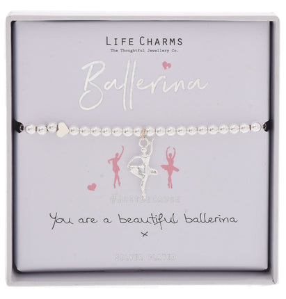 Life Charms Bracelet Ballerina