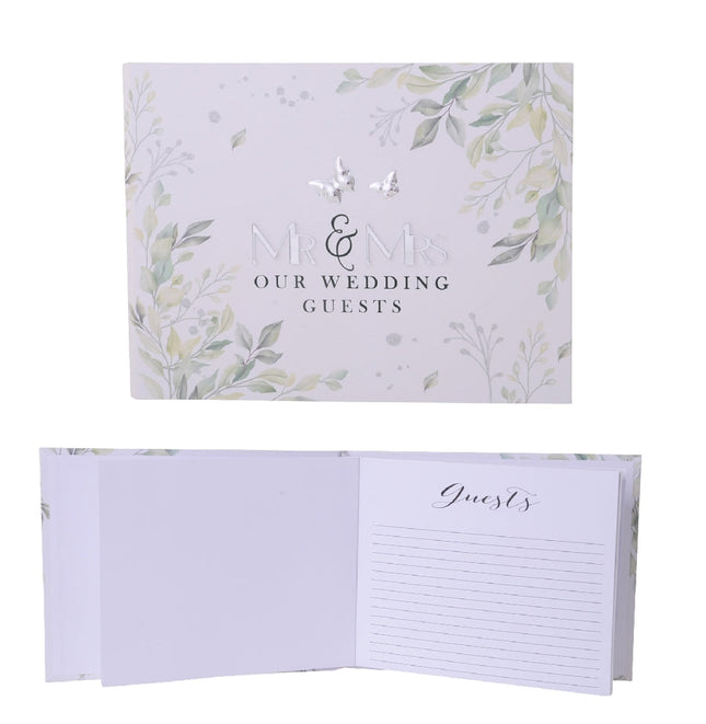Gibson Mr & Mrs Wedding Guest Book Keepsake Album