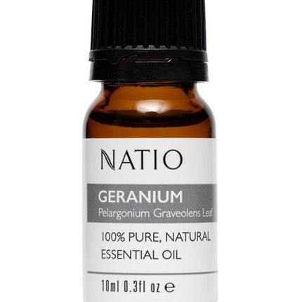 Natio Geranium Essential Oil 10ml - OhYouLuckyDuck.com.au