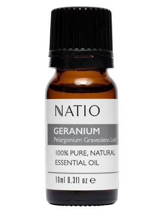 Natio Geranium Essential Oil 10ml - OhYouLuckyDuck.com.au