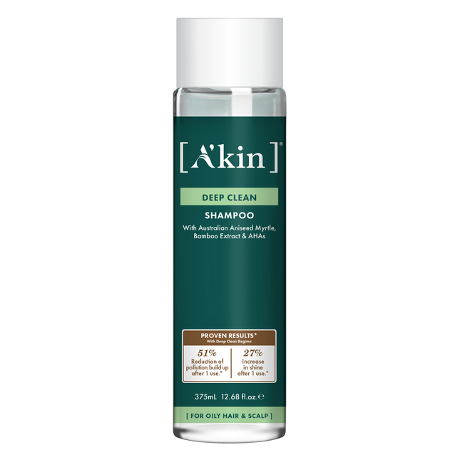A'kin Deep Clean Shampoo 375ml - OhYouLuckyDuck.com.au
