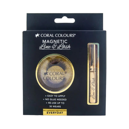 Coral Colours Magnetic Eyelashes- Everyday - OhYouLuckyDuck.com.au
