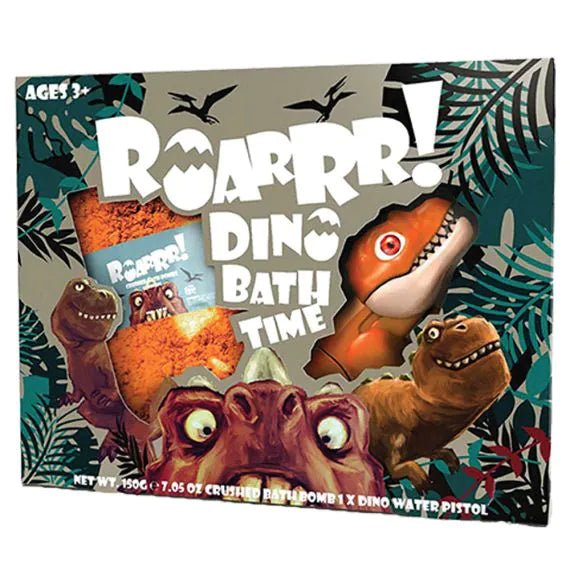Roarrr Bathtime Set with 3 in 1 Body Wash Shampoo and Conditioner and Bath Bomb 2 Piece