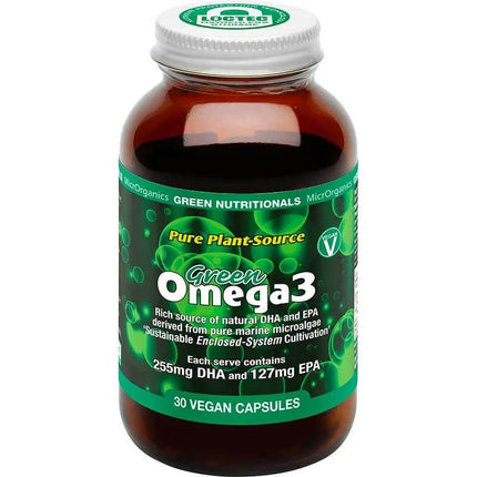 Green Nutritionals Green Omega3 30 Vegan Capsules