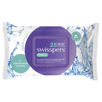 Swisspers Facial Wipes Original 25 - OhYouLuckyDuck.com.au