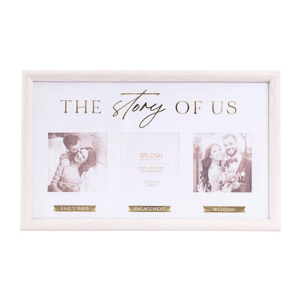 Splosh Wedding Story Of Us Photo Frame For 4x6 Inch Photo