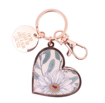 Splosh Floral Keyring Lucky To Have Mum Like You