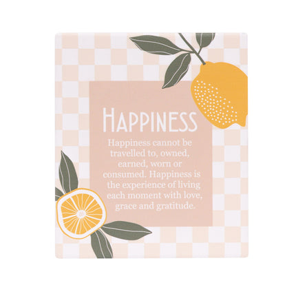 Tuscan Sun Happiness Verse