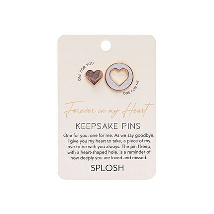 Splosh Forever Connected Heart Keepsake Pin