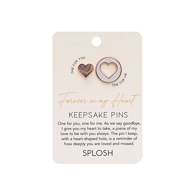 Splosh Forever Connected Heart Keepsake Pin