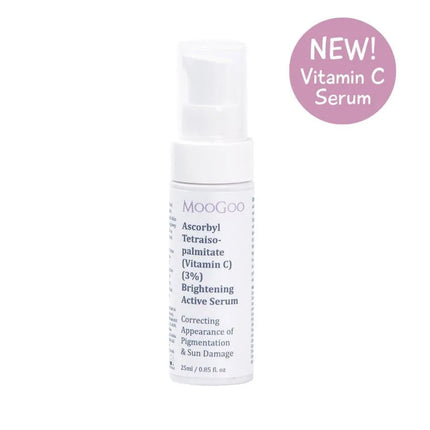 Moogoo Ascorbyl Tetraisopalmitate (Vitamin C) (3%) Brightening Active Serum 25ml - OhYouLuckyDuck.com.au