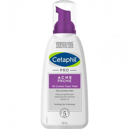 Cetaphil Pro Acne Prone Oil-Control Foam Wash 236ml - OhYouLuckyDuck.com.au