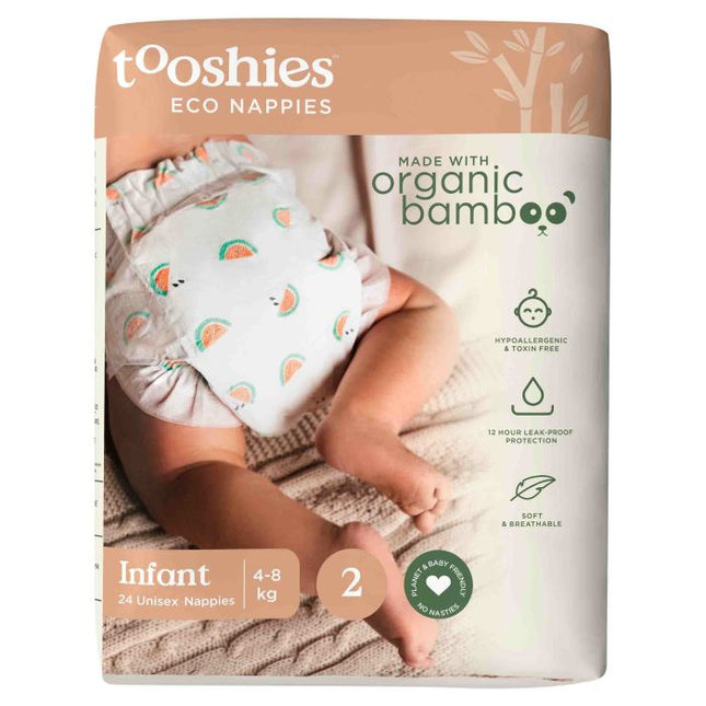 Tooshies Nappies Size 2 Infant 24 - OhYouLuckyDuck.com.au