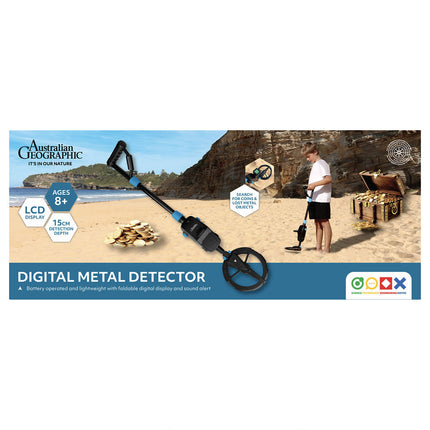 Australian Geographic Digital Metal Detector for Treasure Hunting ULTGW0496