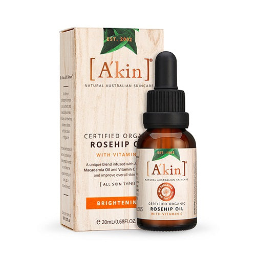 A'kin Brightening Vitamin C & Rosehip Facial Oil 20mL