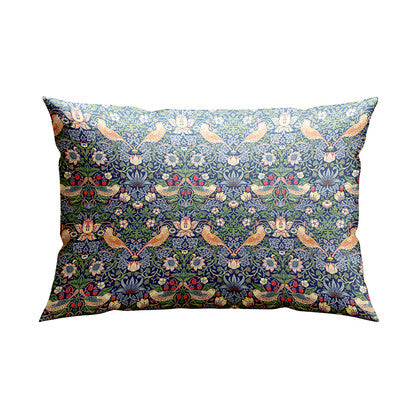 Artico Satin Pillow Case Strawberry Thief Red 75CM x 53CM