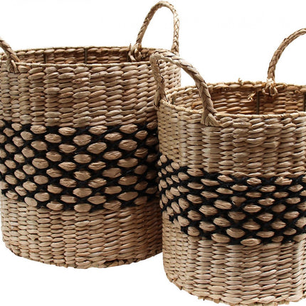 Basket Black Panel S/2