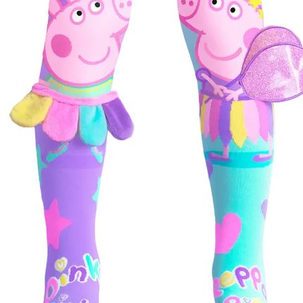 Madmia Peppa Pig Fairy Socks For Toddlers Ages 3 To 5