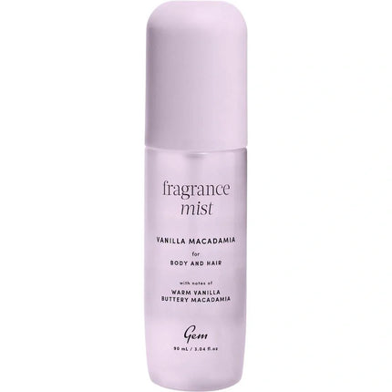 Gem Fragrance Mist for Body and Hair Vanilla Macadamia 90ML